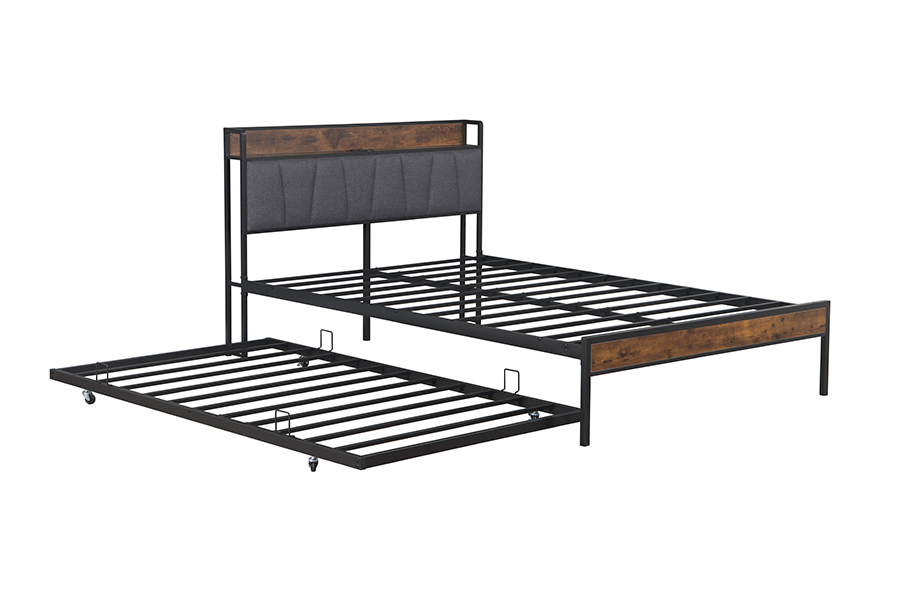 4550-1U Struttura letto a castello in metallo stile industriale