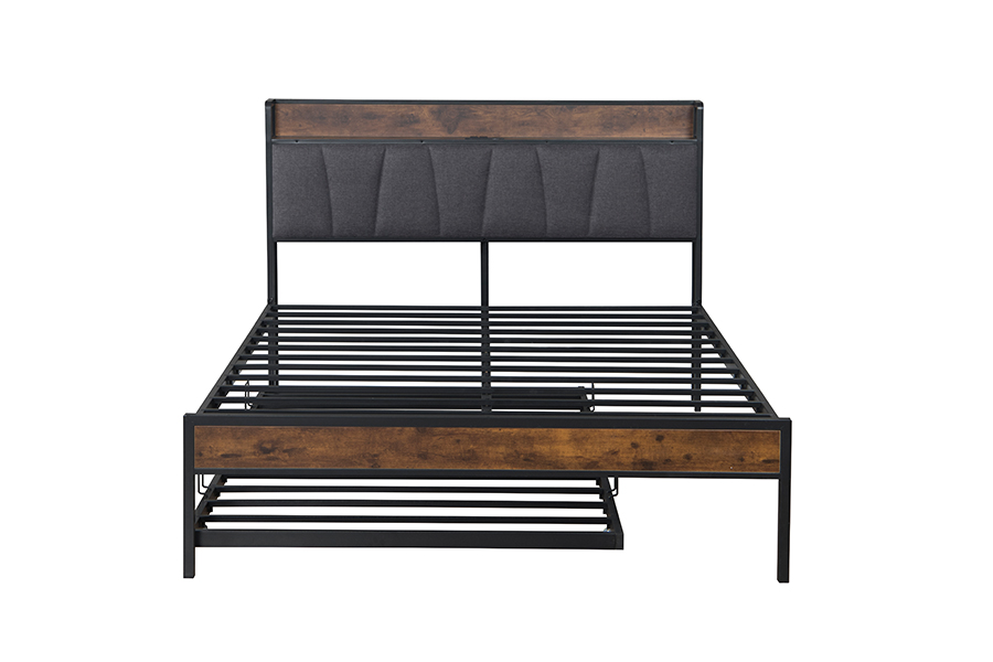 4550-1U Struttura letto a castello in metallo stile industriale