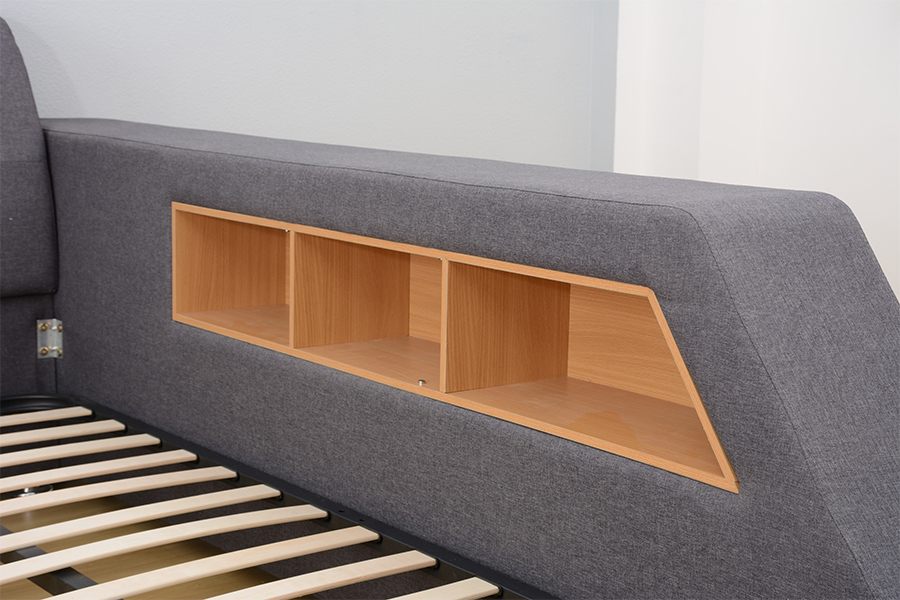 Struttura letto imbottita integrata per il tempo libero con altoparlante Bluetooth 1550