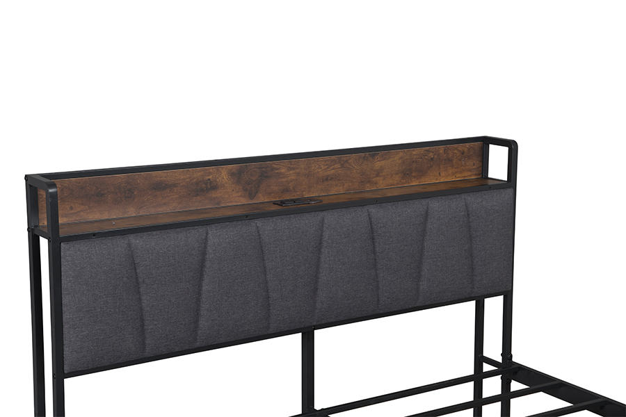 4550-1U Struttura letto a castello in metallo stile industriale