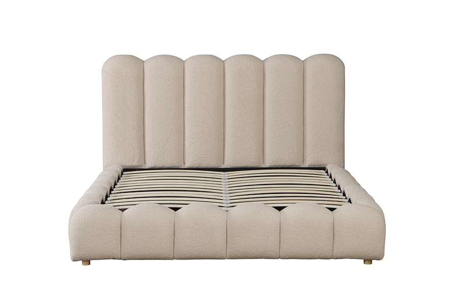 4878G Cassetti portaoggetti Struttura letto con morbida imbottitura 3D a forma di petalo