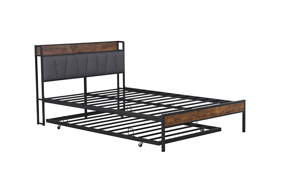 4550-1U Struttura letto a castello in metallo stile industriale