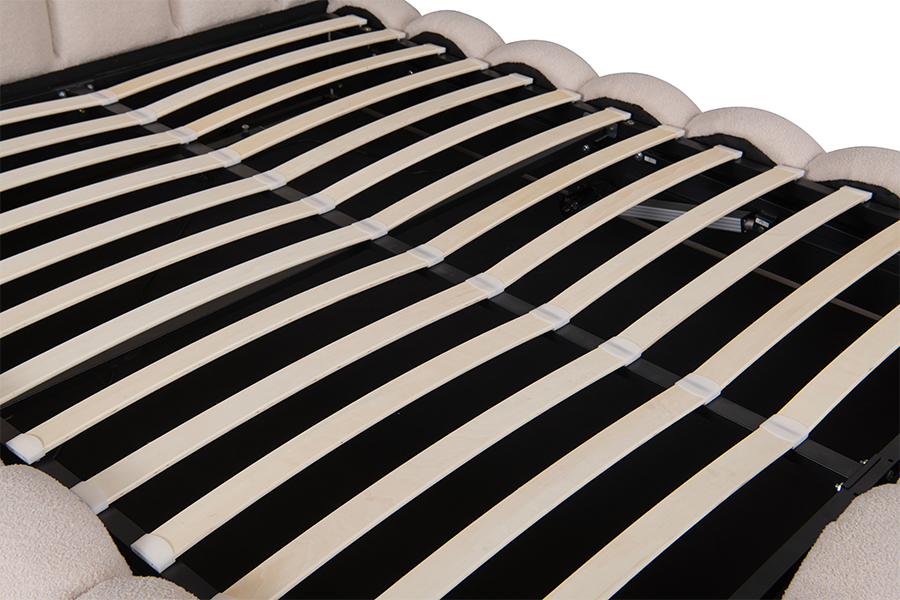 4878G Cassetti portaoggetti Struttura letto con morbida imbottitura 3D a forma di petalo