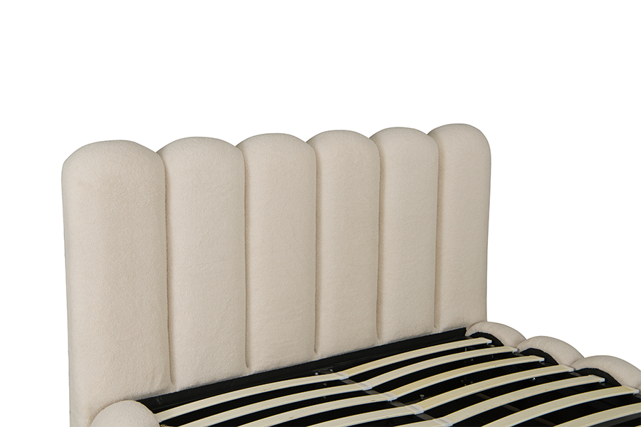 4878G Cassetti portaoggetti Struttura letto con morbida imbottitura 3D a forma di petalo