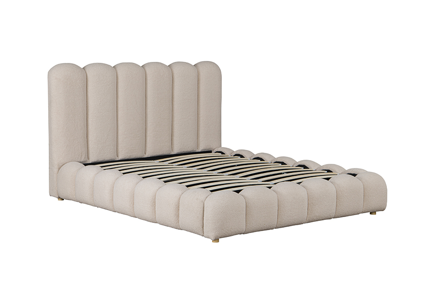 4878G Cassetti portaoggetti Struttura letto con morbida imbottitura 3D a forma di petalo
