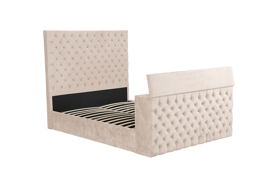 4652BG Letto motorizzato porta TV sollevabile per camerette