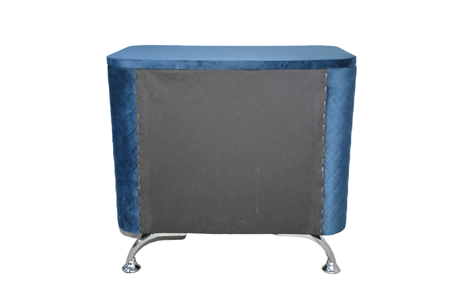 Comodino/tavolino da letto in velluto diamante WSS954