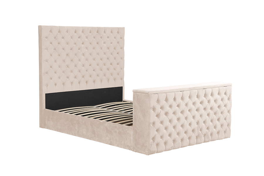 4652BG Letto motorizzato porta TV sollevabile per camerette