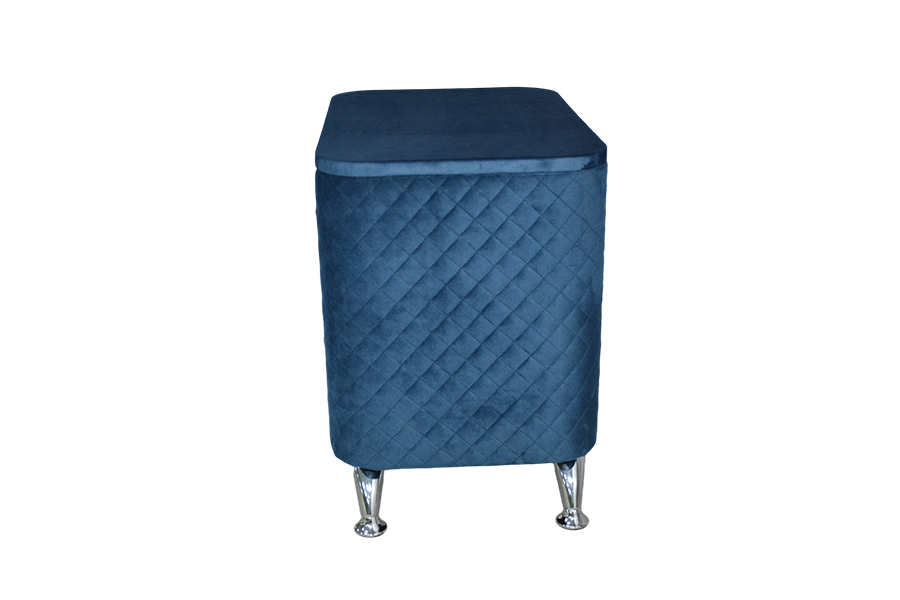 Comodino/tavolino da letto in velluto diamante WSS954