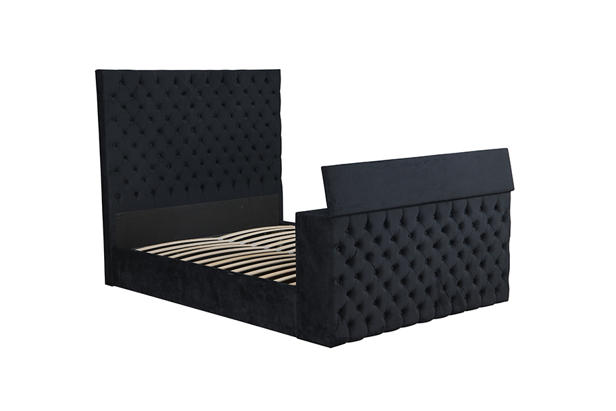 4652BG Letto motorizzato porta TV sollevabile per camerette