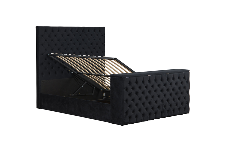 4652BG Letto motorizzato porta TV sollevabile per camerette
