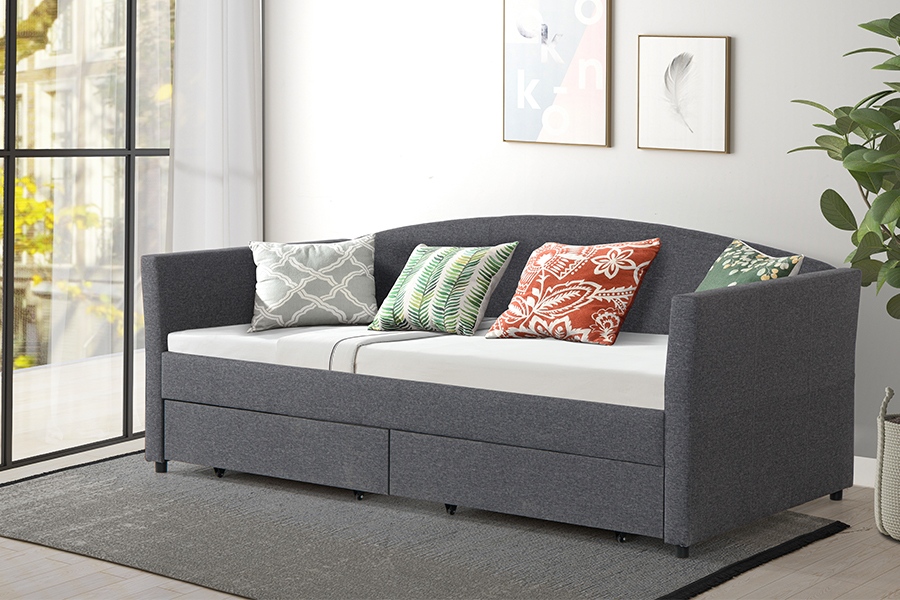4271D Divano letto contenitore in cotone e lino delicato sulla pelle