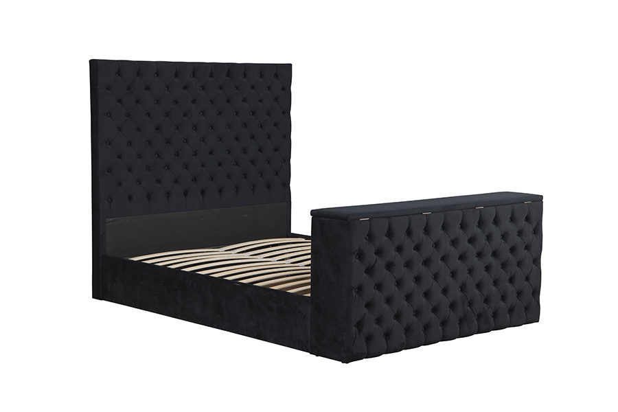 4652BG Letto motorizzato porta TV sollevabile per camerette
