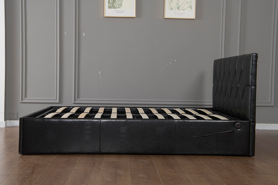 5031G Letto regolabile USB con struttura letto imbottita dal design di lusso