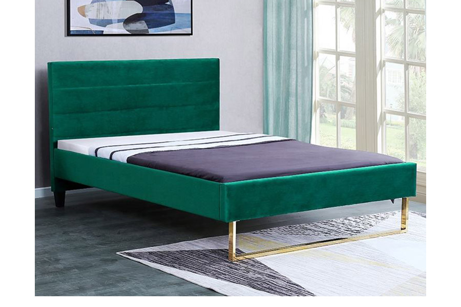 1347 Letto King Size di Lusso Letto Imbottito dal Design Moderno