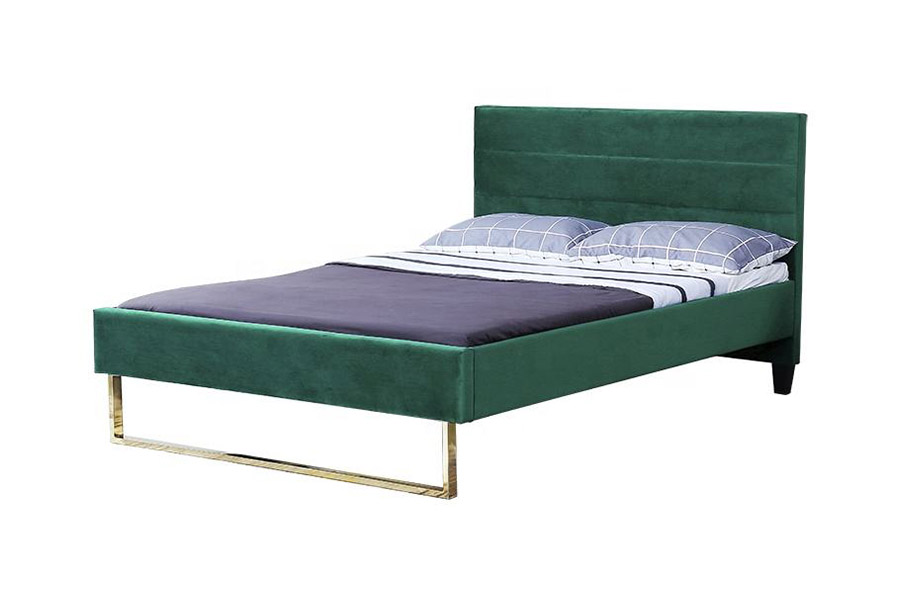 1347 Letto King Size di Lusso Letto Imbottito dal Design Moderno