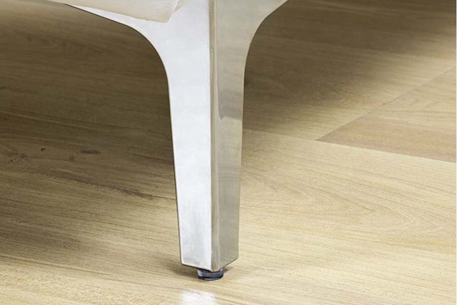 1586 Letto imbottito con struttura in legno morbido in pelle PU bianca