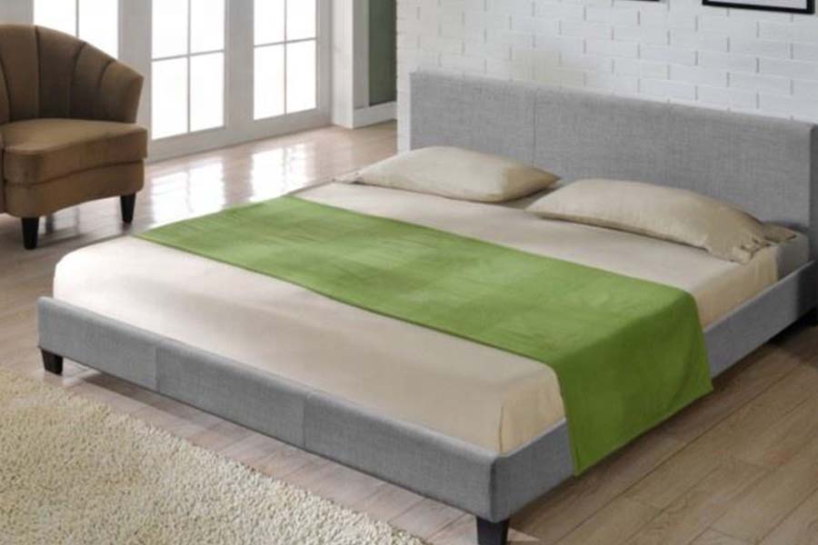 Letto imbottito in pelle PU dal design moderno e semplice 1864