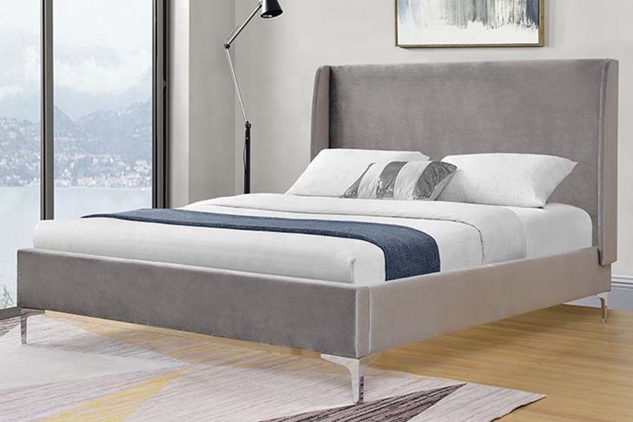 Letto imbottito con struttura letto a grandezza naturale 1575