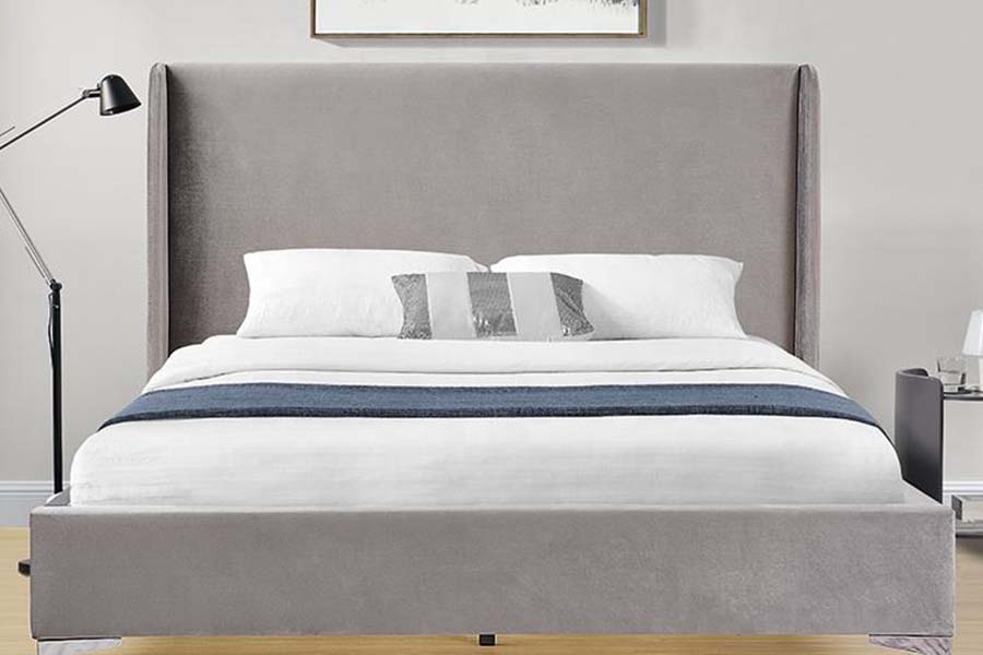 Letto imbottito con struttura letto a grandezza naturale 1575