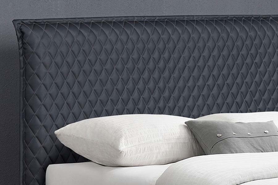 1664 Letto Bett in pelle Letto imbottito in stile moderno