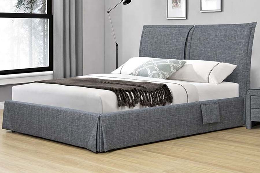 1530 Letti Imbottiti In Tessuto Di Lino Struttura Letto Imbottito Con Contenitore