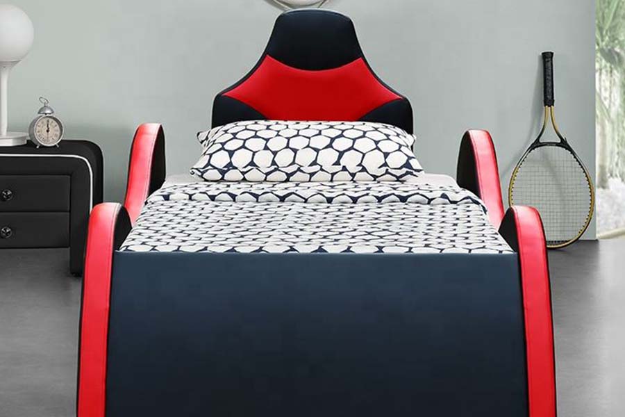 1510 Letti per auto dalla forma fresca per letti in pelle per bambini