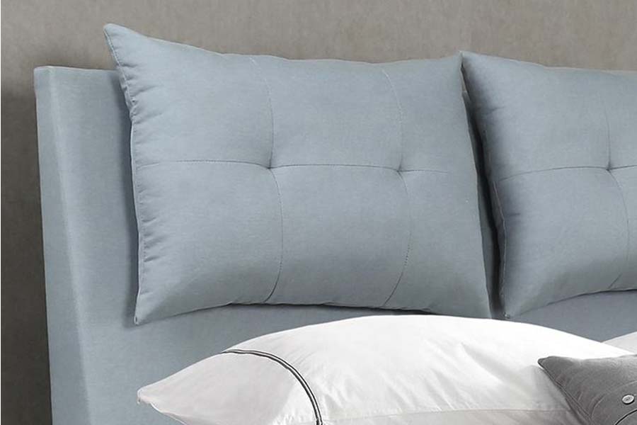1503 Letto imbottito dal design moderno con struttura in MDF in stile MDF