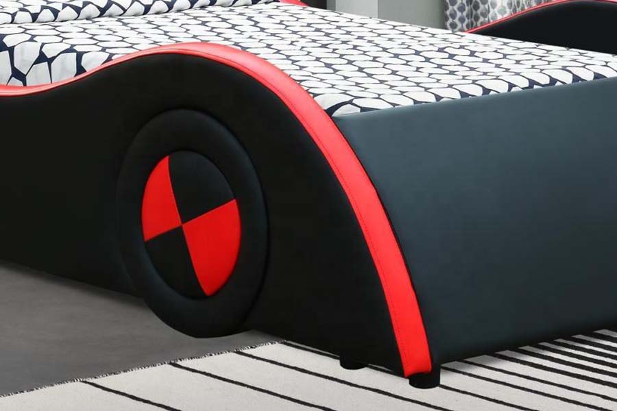 1497 Letti per auto per bambini in stile auto da corsa super a forma di S