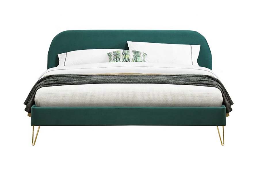 1475 Letto imbottito con struttura letto king size di alta qualità