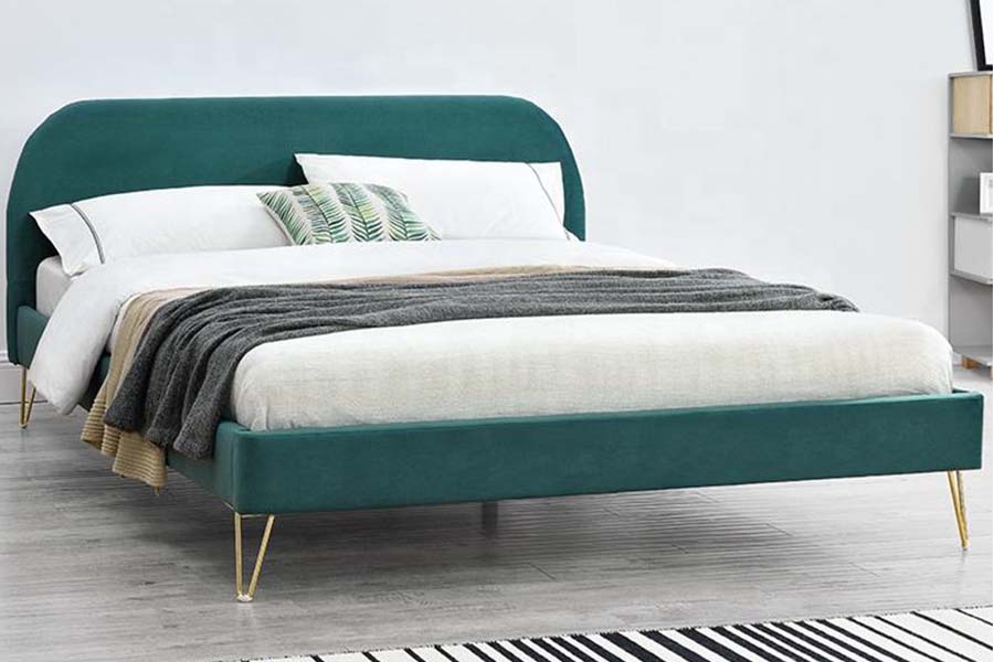 1475 Letto imbottito con struttura letto king size di alta qualità