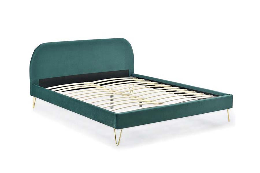 1475 Letto imbottito con struttura letto king size di alta qualità