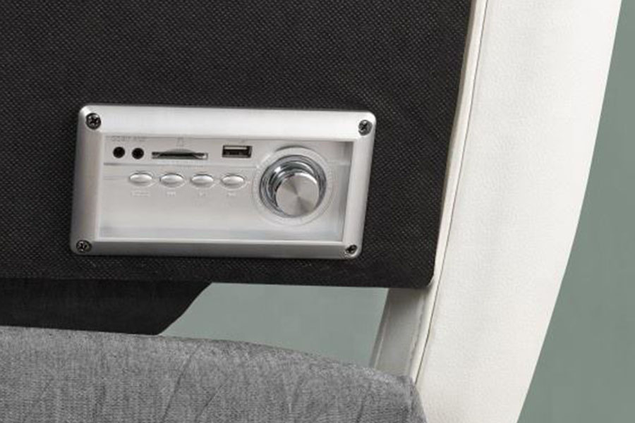 1140S Altoparlante musicale con ascensore a gas Struttura letto in pelle sintetica