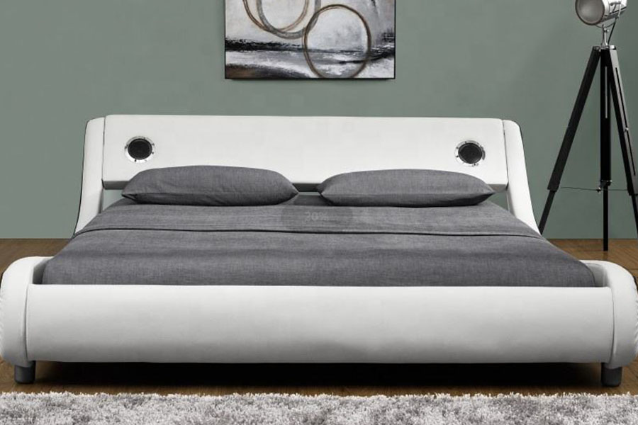 1140S Altoparlante musicale con ascensore a gas Struttura letto in pelle sintetica