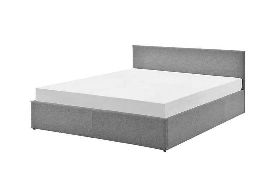 1166G King Ottoman Gas Lift Struttura letto contenitore in velluto PU
