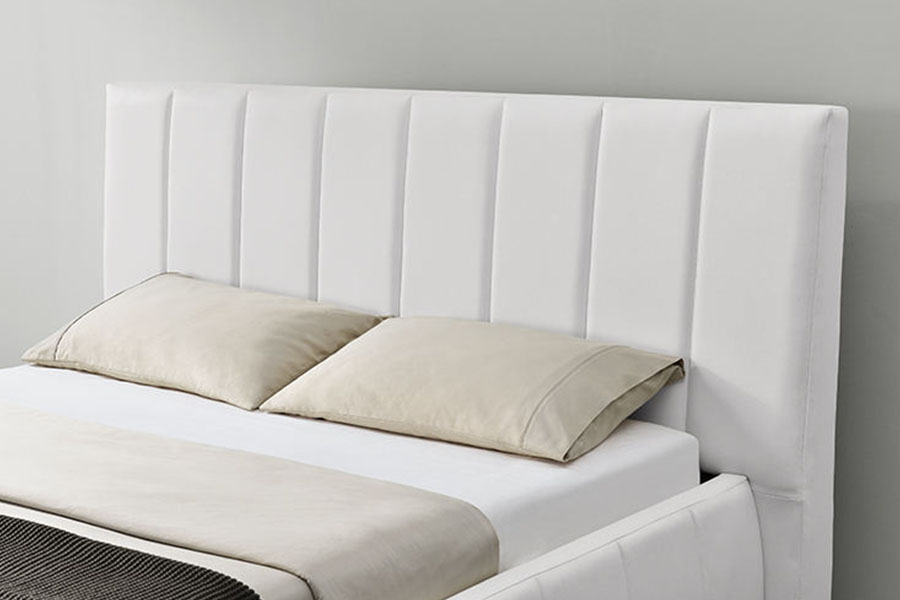 1238D Struttura letto imbottita king size europea con cassetto e contenitore in pelle PU